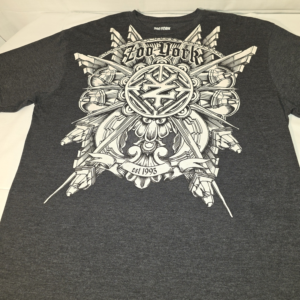 Zoo York Charcoal Graphic Tee Sz XL